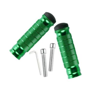 Imagem de Pedaleiras Traseiras Para Motocicleta - MZTI, verde
