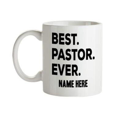 Imagem de Caneca Pastor Personalizada - Caneca de Café Pastor - Presentes Customaized Pastor - Caneca de Café de 325 ml
