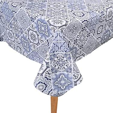 Imagem de Toalha Mesa Térmica Impermeável Lisboa Redonda 1,38 Cz