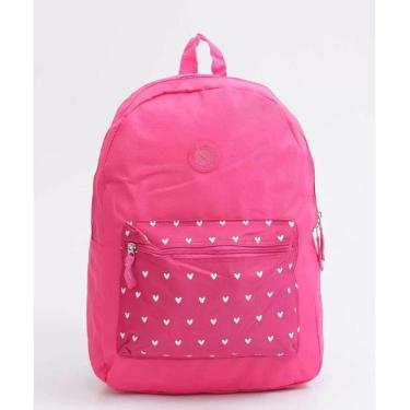 Imagem de Mochila Escolar Feminina Corações G  - Clio