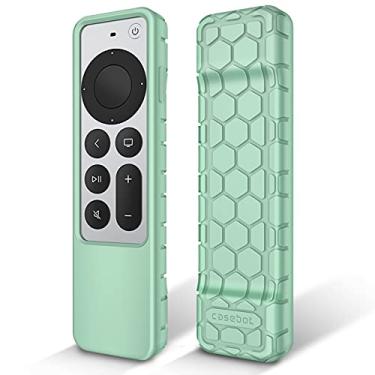 Imagem de Fintie Capa protetora para Apple TV Siri Remote 2021 2022 - Capa de silicone leve antiderrapante à prova de choque para Apple TV 4K / Controle remoto HD Siri (2ª Geração/3ª Geração), verde