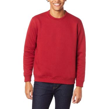 Imagem de Blusa de Moletom, BASICO.COM, Masculino, Marsala, GG