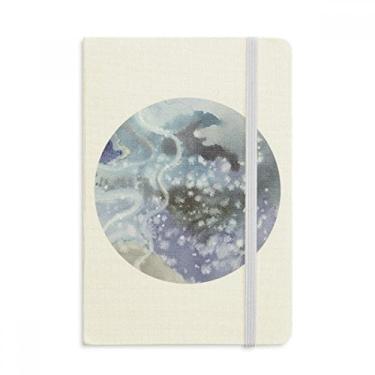 Imagem de Caderno de sombreamento em aquarela com tinta abstrata oficial de tecido capa dura diário clássico