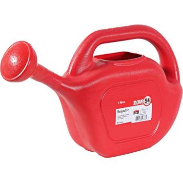 Imagem de Nov54, Regador de plantas e jardim em plástico vermelho, 5 Litros