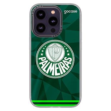 Imagem de Capa Deluxe Slim Fosca Gocase Compatível com iPhone 14 Pro Max (6.7 Pol) (Palmeiras Uniforme 2023 Escudo)