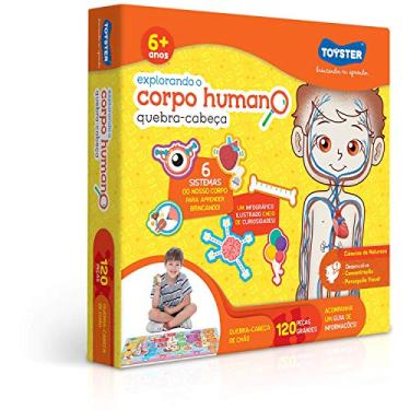 Imagem de Toyster - Quebra-Cabeça: Explorando o Corpo Humano - 120 peças Grandão