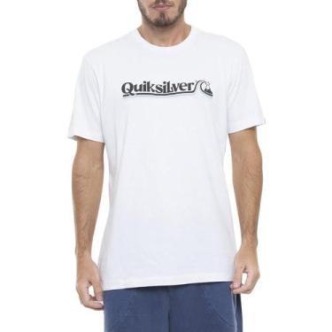Imagem de Camiseta Quiksilver All Lined Up Sm23 Masculina Branco