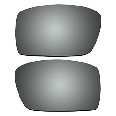 Imagem de Lentes polarizadas de substituição para óculos de sol Oakley Gascan, Espelho de titânio, standard