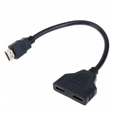Imagem de Cabo Y HDMI - Liga 2 monitores / TV em 1 Saida HDMI
