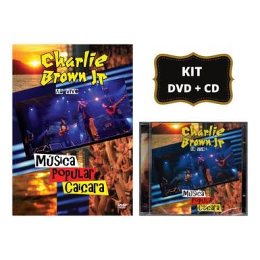Imagem de Kit Dvd + Cd Charlie Brown Jr Ao Vivo Música Popular Caiçara - Radar R