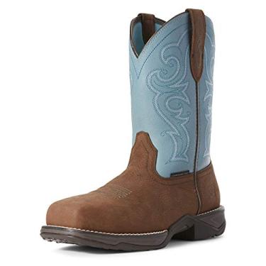 Imagem de ARIAT Bota de trabalho feminina Anthem bico composto Western, Latigo marrom, 6 Wide
