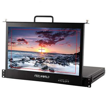 Imagem de FEELWORLD Monitor de montagem em rack de 17,3 polegadas 1RU Full HD 3G-SDI/HDMI 1920x1080 FW173-HD-56 (3G-SDI/HDMI)