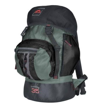 Imagem de 0035 - Mochila Trekking 35 - Preto Com Cinza