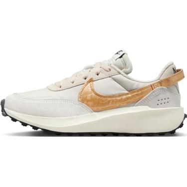 Imagem de NIKE Wmns Waffle Debut ESS, Baixo mulher, Lt Orewood Brn Metallic Gold Sail Black, 36 BR