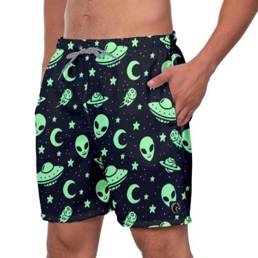 Imagem de Short Praia Premium Masculino Academia Fitness Caminhada Space-Masculino
