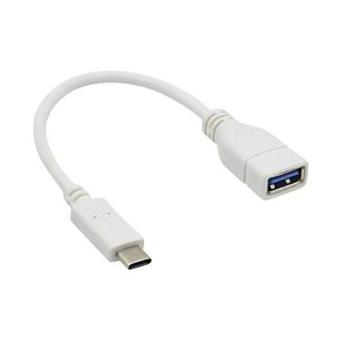 Imagem de Cabo Adaptador OTG - USB-A / Type-C - Branco - Verde