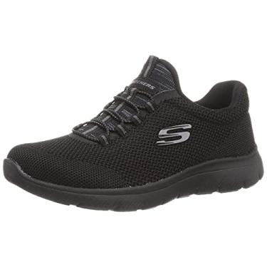 Imagem de Skechers Women's, Summits - Cool Classic Sneaker - Wide Width Black 6.5 W