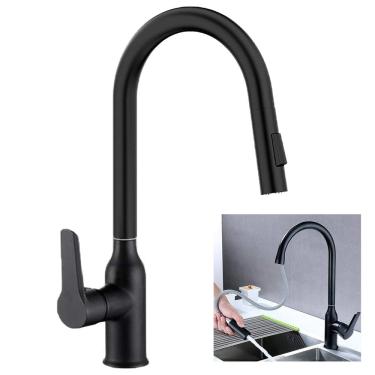 Imagem de Torneira Extensivel Gourmet Pia Cozinha Ducha Articulada Dois Jatos Mesa Bancada Monoco...