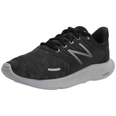 Imagem de New Balance Tênis de corrida feminino Dynasoft 068 V1, Preto/Chumbo/Prata Metálico, 8.5 Wide