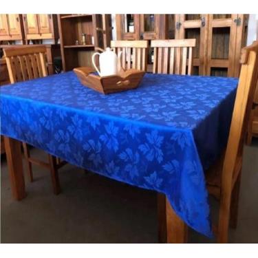 Imagem de Toalha De Mesa 4 Lugares Jacquard Tecido Grosso Retangular - JVBORDADO
