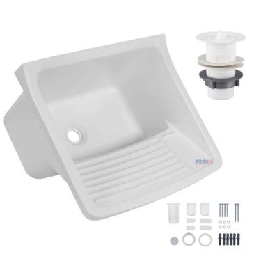 Imagem de Tanque de Plastico para Lavar Roupas 23L Metasul