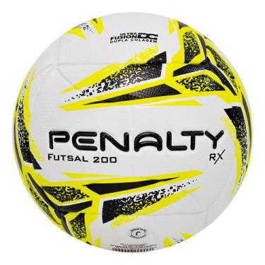 Imagem de Bola De Futsal Penalty RX 200 XXIII 2023 Selo CBFS, Branco, Amarelo