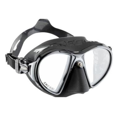 Imagem de Máscara de Mergulho Cressi Zeus, Preto, Cinza