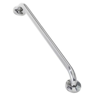 Imagem de Alça de Apoio Banheiro Inox Barra 60cm Idoso Deficiente Cadeirante Ace
