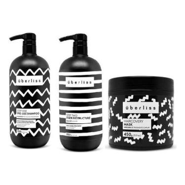 Imagem de Avlon Uberliss Escova Progressiva Sem Formol 3 Prod Mask