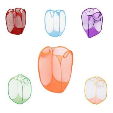 Imagem de Cesto Organizador Dobrável Para Roupas E Brinquedos 50x30 Cm - Rio Tij