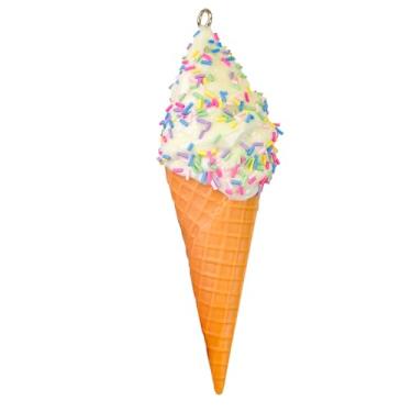 Imagem de Sorvete simulado, artificial, realista, modelo de sorvete, sorvete artificial para casa, cozinha, armário, mesa, lojas, decoração de festa, exibição de amostra, adereços de fotografia (sorvete falso