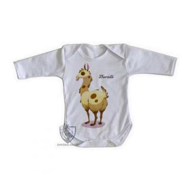Imagem de body nenê criança roupa bebê manga longa Lhamastê  - Empório Dutra, GG