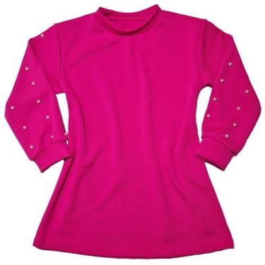 Imagem de Vestido Infantil Manga Longa Outono Inverno - 2L Kids, Pink, 8