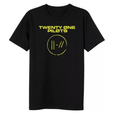 Imagem de Camisa Masculina Twenty One Pilots Lançamento - SEMPRENALUTA, Preto, A