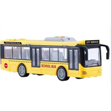 Imagem de Ônibus Escolar De Friccao Com Luz E Som 1:16 Plublic Hereos - Shiny To