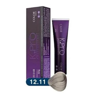 Imagem de Tintura Profissional K.PRO Caviar Color 12.11 Extra Clareador Cinza In
