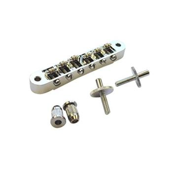 Imagem de Tune-O-Matic M4 Bridge com selins de rolo para Gibson Les Paul, SG, Gretsch - Chrome