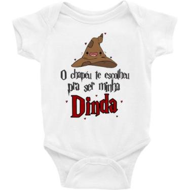Imagem de Roupa Body Bebê Infantil / O Chapéu Te Escolheu Pra Ser Minha Dinda - 