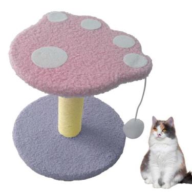 Imagem de Arranhador para Gatos Patinha Bola Brincadeira Arranhar Brincar Pet Sh