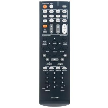 Imagem de Controle remoto de substituição RC-710M compatível com receptor AV Onkyo TX-SR606 TXSR606 TX-SR606B TXSR606B HT-S7100 HTS7100 TX-SR606S TXSR606S A/V