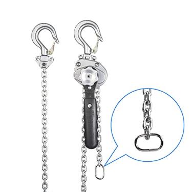 Imagem de Amarite Talha de corrente de mini alavanca leve, extratores de 499 kg, capacidade de elevação de 1,5 m