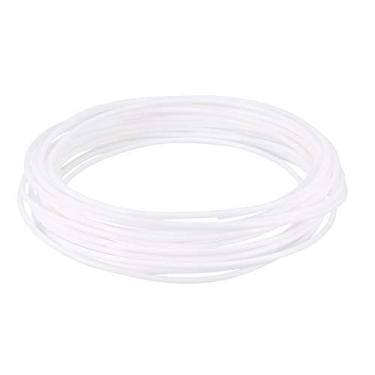 Imagem de uxcell Recargas de filamento de caneta 3D, refis de filamento PLA de 1,75 mm, precisão dimensional +/- 0,02 mm, para impressora 3D, branco