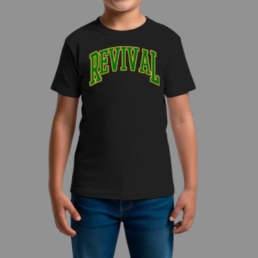 Imagem de Camisetas Infatil Religiosa Casual Estilosa Gola Redonda Revival - Rod