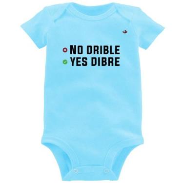 Imagem de Body Bebê No drible, yes dibre - Foca na Moda, Azul bebê, GG