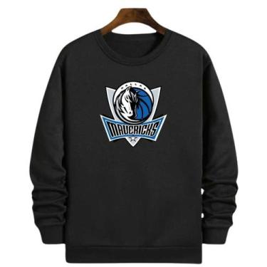 Imagem de Blusa Moletom Gola Basquete Dallas Maverickss Luka Basketball - Loja W