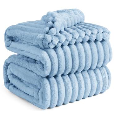 Imagem de Cobertor Bedsure Fleece Soft - Aveludado e Aconchegante 275x230cm