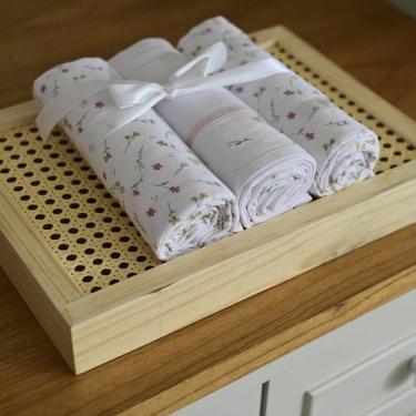 Imagem de Cueiro Flanelado 1,00 m x 80 cm Baby Joy Fábula, Floral
