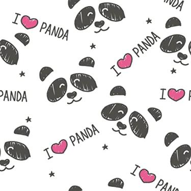 Imagem de Papel De Parede 12m Adesivo Ursinho Love Pet Animais Panda