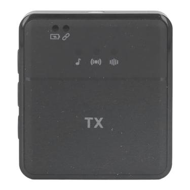 Imagem de Microfone Sem Fio Lavalier, Redução de Ruído Mini -lapela Portátil Microfone Com Retorno do Ouvido Tipo C, para o Computador do Telefone da Câmera