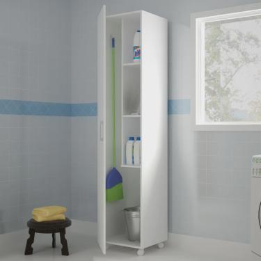 Imagem de Armário Multiuso 1 Porta em mdp acabamento bp brv Móveis BS03A